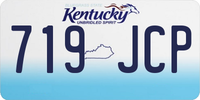 KY license plate 719JCP