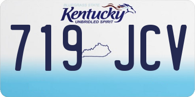 KY license plate 719JCV