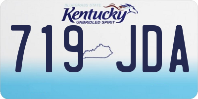 KY license plate 719JDA