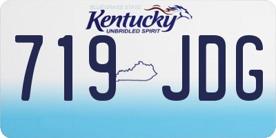 KY license plate 719JDG