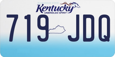 KY license plate 719JDQ
