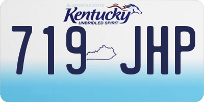 KY license plate 719JHP