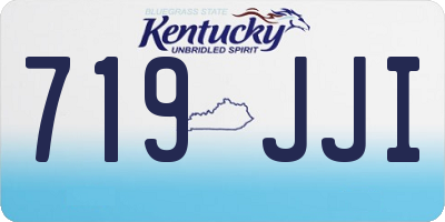 KY license plate 719JJI