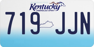 KY license plate 719JJN