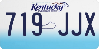 KY license plate 719JJX