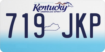 KY license plate 719JKP