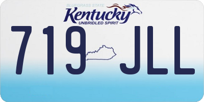 KY license plate 719JLL