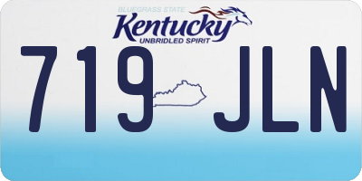 KY license plate 719JLN