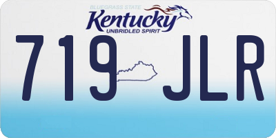 KY license plate 719JLR