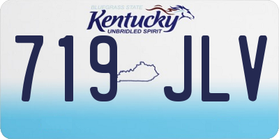 KY license plate 719JLV