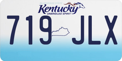 KY license plate 719JLX