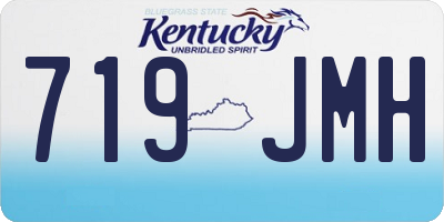 KY license plate 719JMH