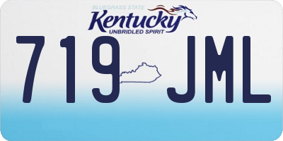KY license plate 719JML