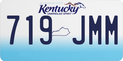 KY license plate 719JMM