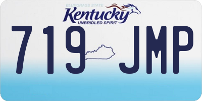 KY license plate 719JMP