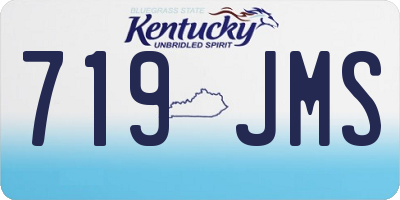 KY license plate 719JMS