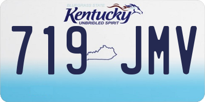 KY license plate 719JMV