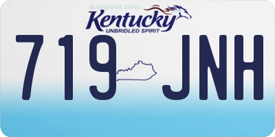 KY license plate 719JNH