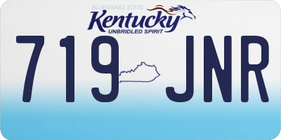 KY license plate 719JNR