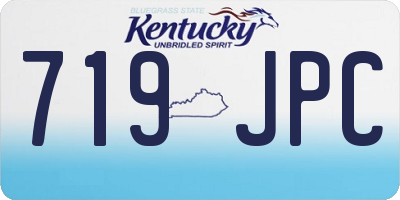 KY license plate 719JPC