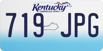 KY license plate 719JPG