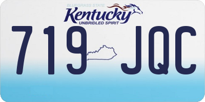 KY license plate 719JQC