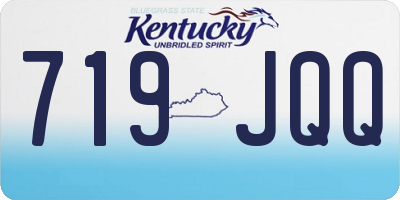 KY license plate 719JQQ