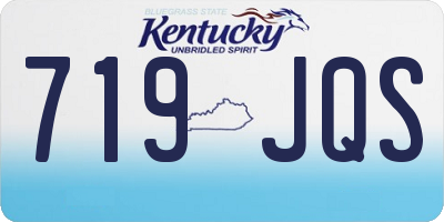 KY license plate 719JQS