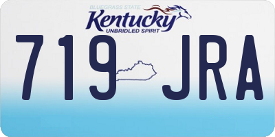 KY license plate 719JRA