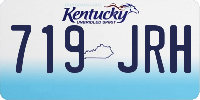 KY license plate 719JRH