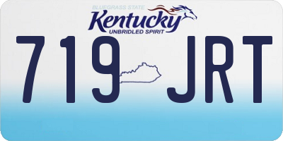 KY license plate 719JRT