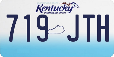 KY license plate 719JTH