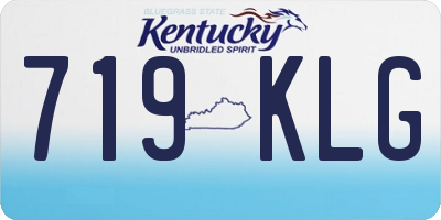 KY license plate 719KLG