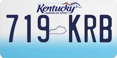 KY license plate 719KRB