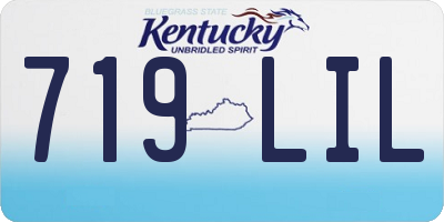 KY license plate 719LIL