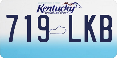 KY license plate 719LKB
