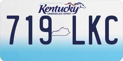 KY license plate 719LKC