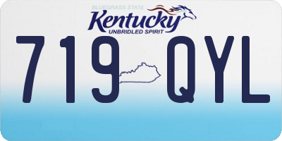 KY license plate 719QYL