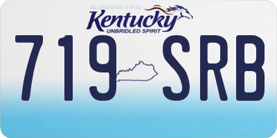 KY license plate 719SRB