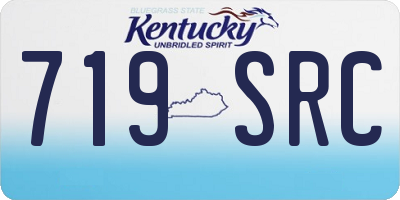 KY license plate 719SRC