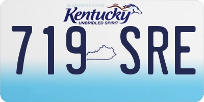 KY license plate 719SRE