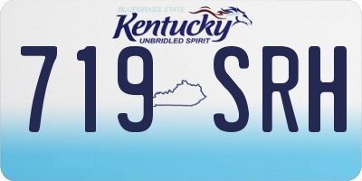 KY license plate 719SRH