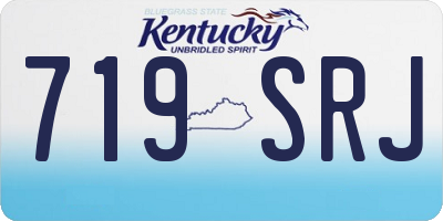 KY license plate 719SRJ
