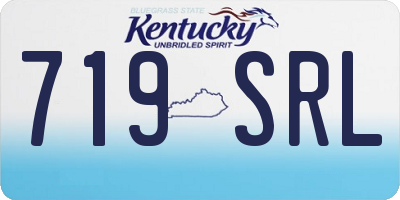 KY license plate 719SRL
