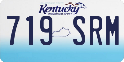 KY license plate 719SRM