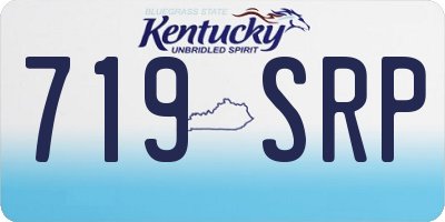 KY license plate 719SRP