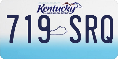 KY license plate 719SRQ