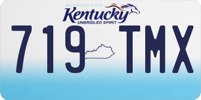 KY license plate 719TMX