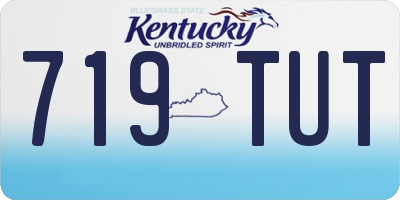 KY license plate 719TUT