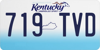 KY license plate 719TVD